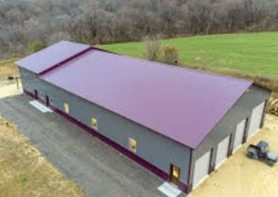 commercial metal roofing install